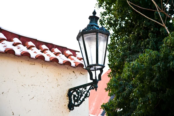 Staré město lampa — Stock fotografie
