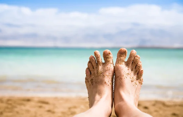View of Bare Feet — Stock Photo, Image