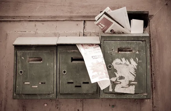 Caixas de correio — Fotografia de Stock