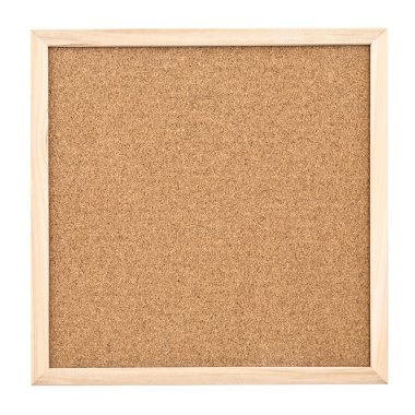 Corkboard isolated on white background clipart