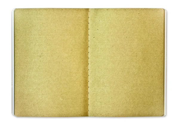 Brązowy notatnik — Zdjęcie stockowe