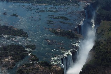 Victoria falls, havadan görünümü