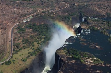 Victoria falls, havadan görünümü