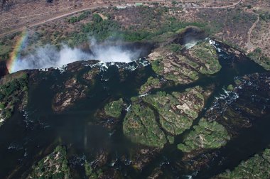 Victoria falls, havadan görünümü