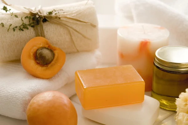 stock image Apricot spa treatment