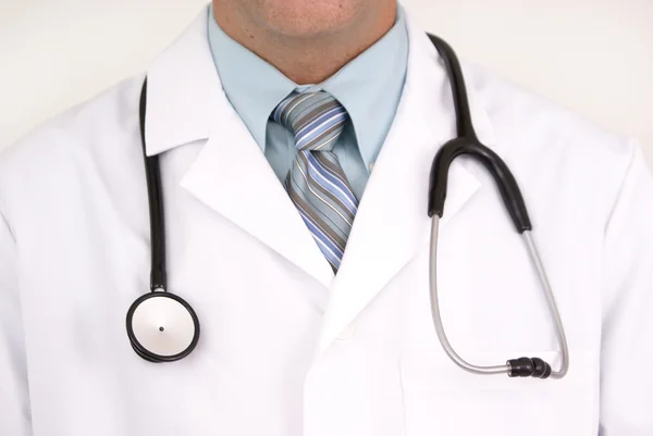 Üniformasının Içinde Bir Doktor Önden Görünümü — Stok fotoğraf