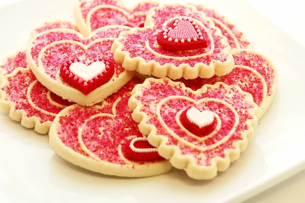 stock image Valentine cookies