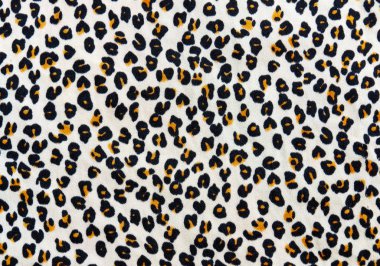 Leopard skin textile clipart