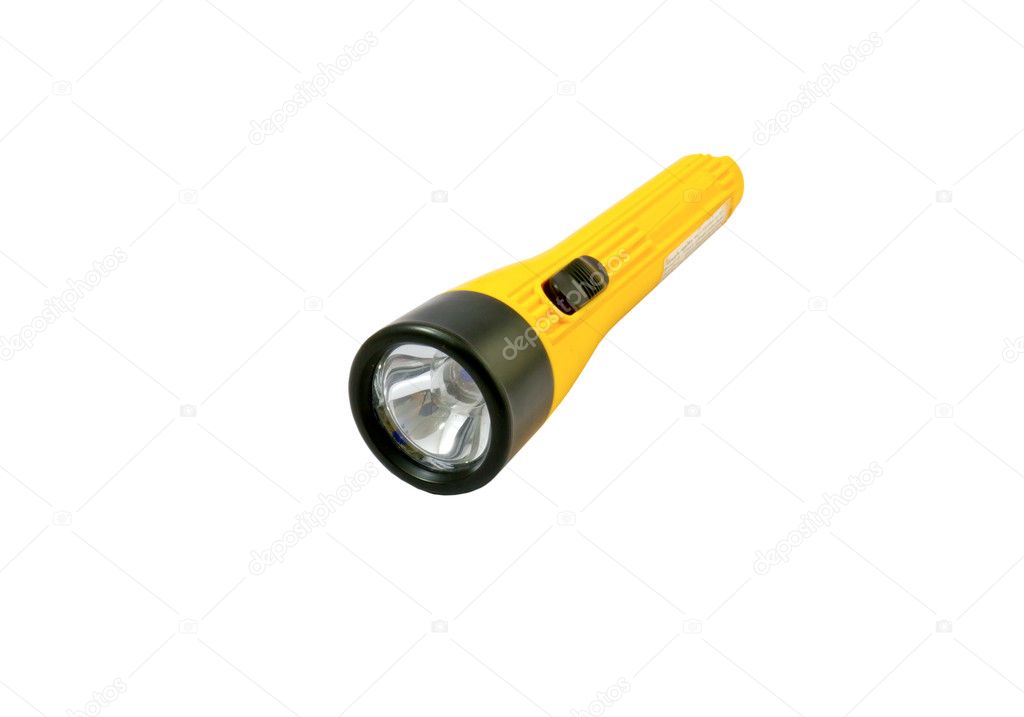 Yellow flashlight