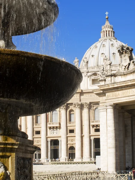Купол Святого Петра Риме Италия — стоковое фото
