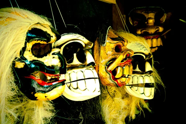 Балийские маски — стоковое фото