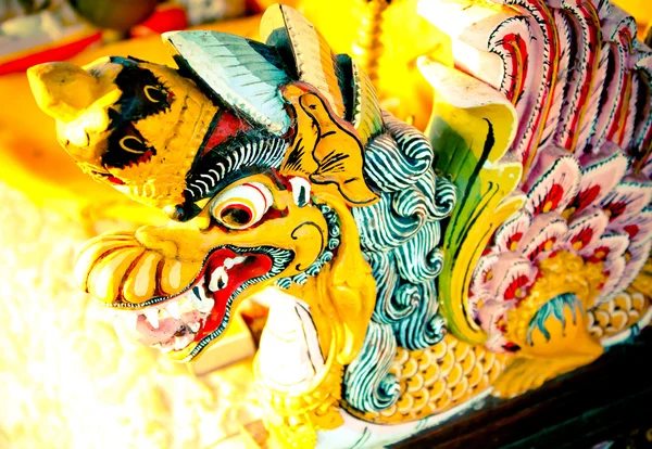 Eine Hinduistische Drachenstatue Bali — Stockfoto