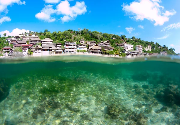Unterwasseraufnahmen Vom Strand Der Bingin Bay Bali — Stockfoto