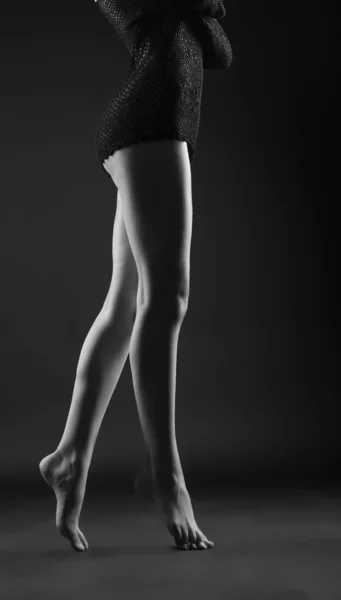 Beauty naked women legs — Stock Photo, Image