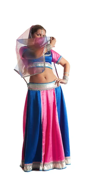 Woman posing in arabian costume — Stock Photo, Image