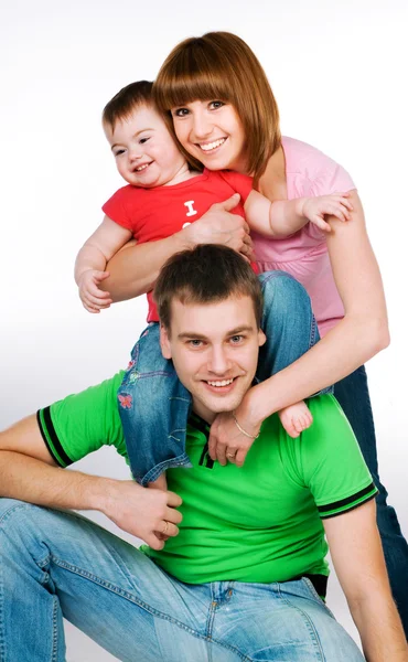 Familia feliz — Foto de Stock
