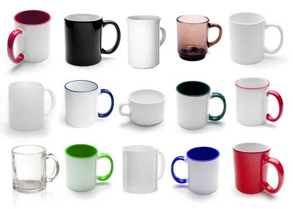 Set different cups — Stock Photo, Image