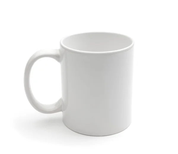 Tasse auf einem weißen — Stockfoto