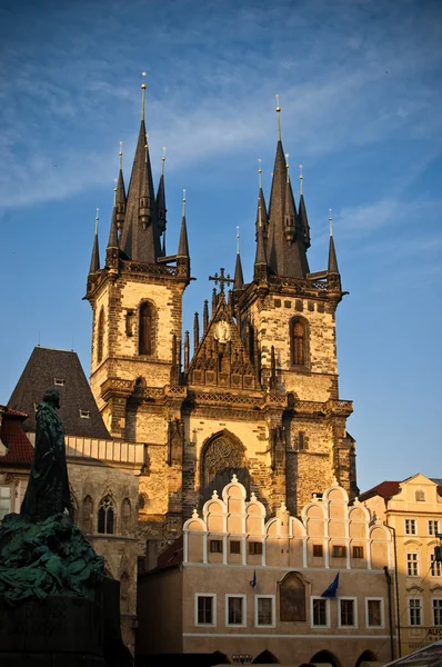 在布拉格的中心 一座古老的城堡 — 图库照片