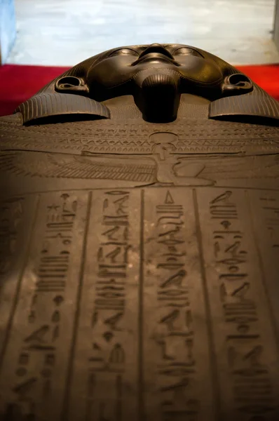 Ancient Egyptian Stone Sarcophagus Pharaoh — Stock Photo, Image