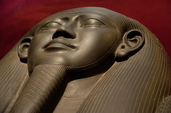 Αρχαία Αιγυπτιακή Λίθινη Σαρκοφάγο Για Ένα Φαραώ — Φωτογραφία Αρχείου
