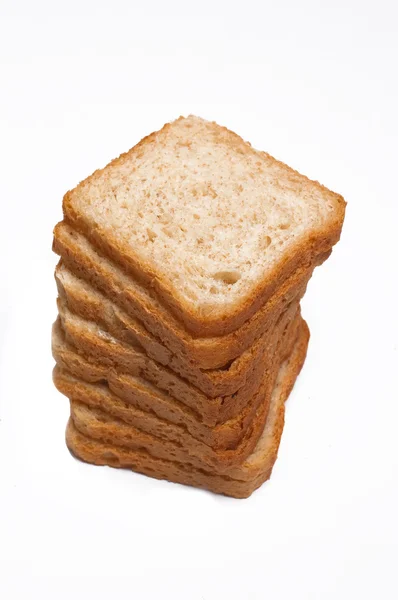 Krajíc bílého chleba — Stock fotografie