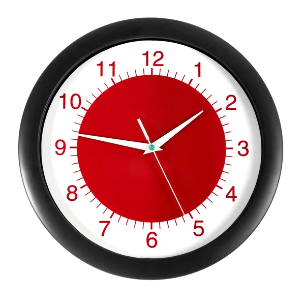 Красные часы — стоковое фото