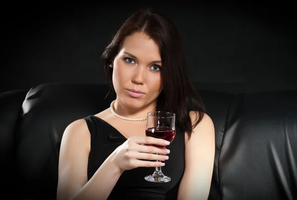 Donne con vino — Foto Stock