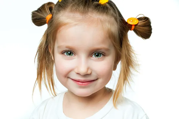 Sonriente niña — Foto de Stock