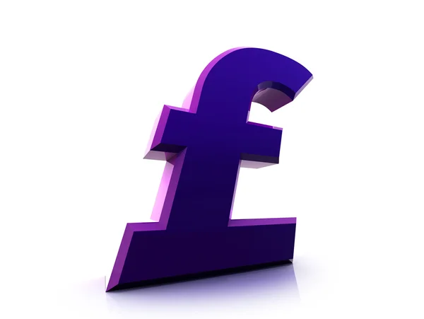 Pound sterling sign — Stock Photo, Image