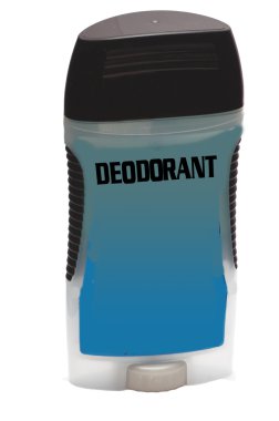 Bu yazı ile mavi bir deodorant konteyner deodorant üst diyor..