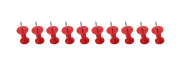 hat kırmızı push Pins