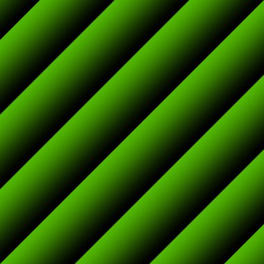 Abstract background image of green diagonal stripes in square frame clipart