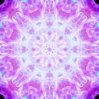 Pure crystal power and energy tile abstract pattern. clipart