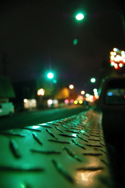 夜のトラック — ストック写真