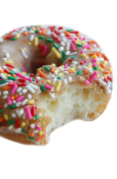Donut Com Uma Mordida Tirada Dele — Fotografia de Stock
