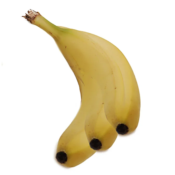Three Bananas Morphed One Big Banana — Stock Photo, Image