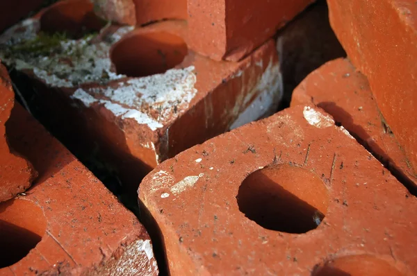 Close Bricks Abstract Background — Stock Photo, Image