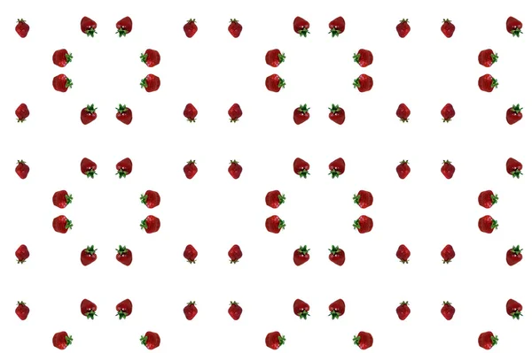 Strawberry background wallpaper design. — Stock Photo, Image