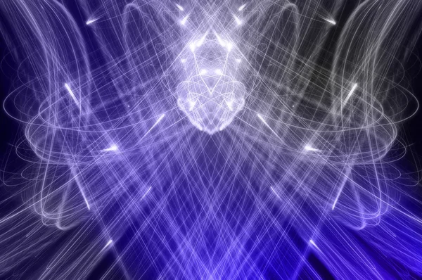 Фиолетовый Черный Абстрактный Светящийся Фон Белыми Линиями — стоковое фото