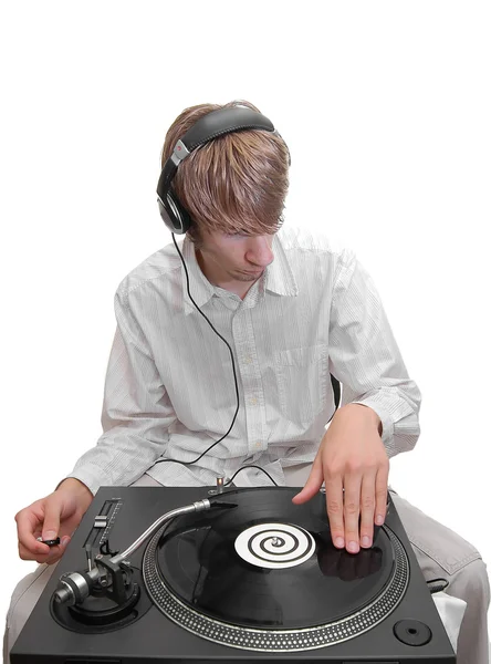 Scratching DJ — Stock Photo, Image