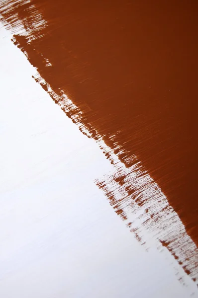 Rodillo de pintura marrón — Foto de Stock