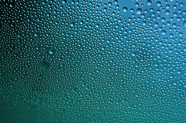 Makro Closeup Kondenzace Vody Bubliny — Stockfoto