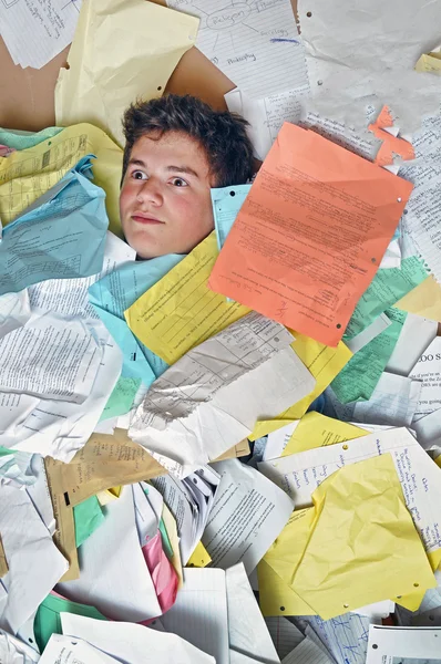 Too Much Homework Assignments — Stock Photo, Image