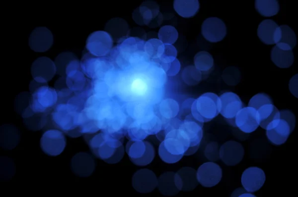 뚜렷 한 푸른 보케의 배경 — 스톡 사진