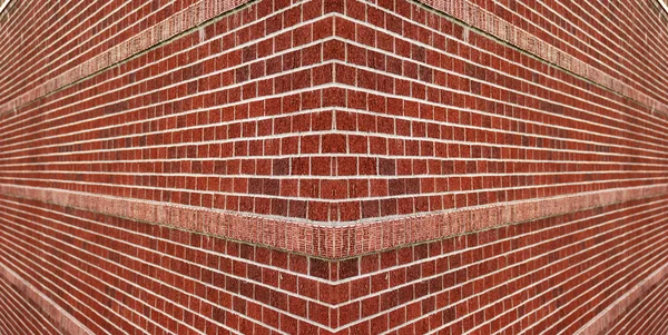 Canto de uma parede de tijolo — Fotografia de Stock