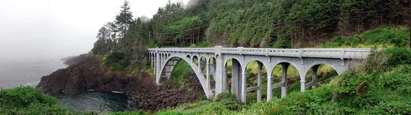 oregon coast tarafından doğru uzun çimento köprü