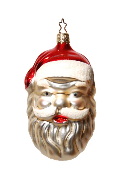 Weihnachtsmann Klausel Ornament Isoliert Auf Weißem Hintergrund — Stockfoto