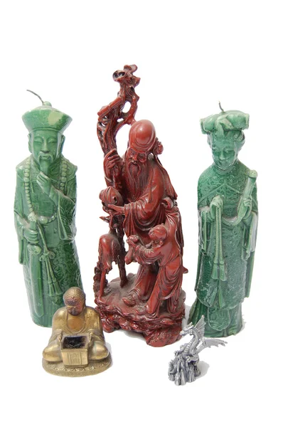 Oriental miniature candle set — Stock Photo, Image