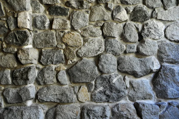 Bunch Circular Stones Wall — Stockfoto